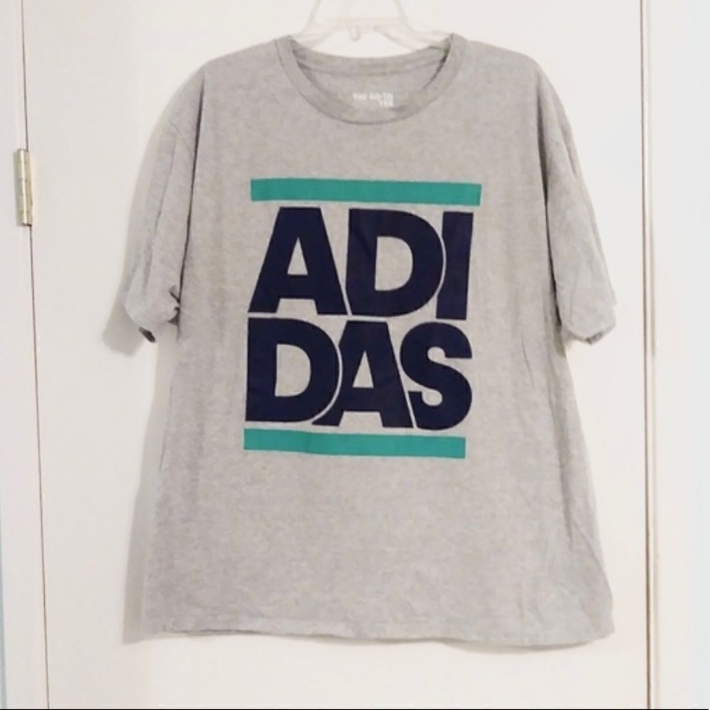 Adidas The Go-To Tee Big Logo Grey TShirt